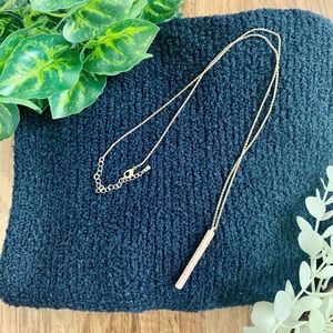 Pendant necklace in pave